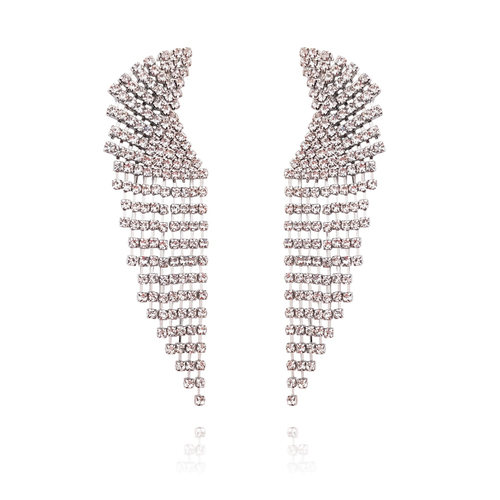 Culturesse Luciana Crystal Diamante Earrings