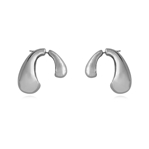 Culturesse Maddox Waterdrop Earrings (Silver)