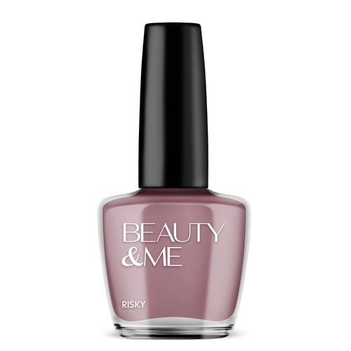 Beauty & Me 'Risky' Pale Brown Nail Polish 12ml