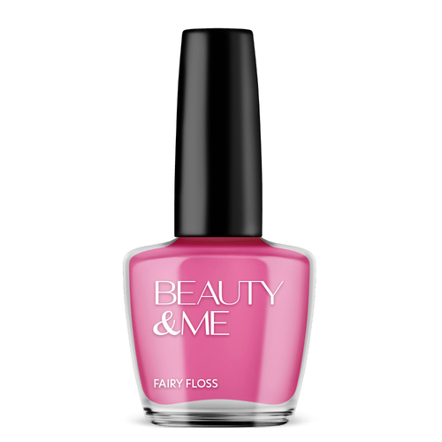 Beauty & Me 'Fairy Floss' Vivid Pink Nail Polish 12ml