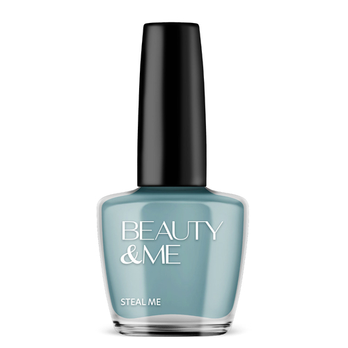 Beauty & Me 'Steal Me' Soft Green ' Blue Nail Polish 12ml