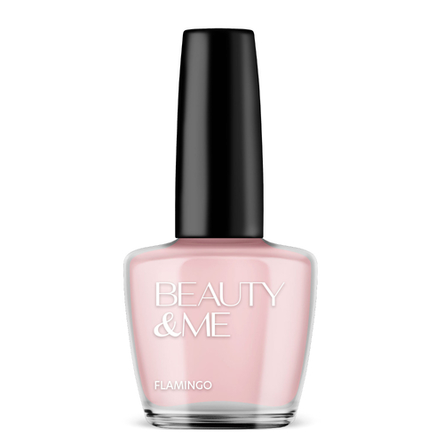 Beauty & Me 'Flamingo' Very Light Pink Nail Polish 12ml