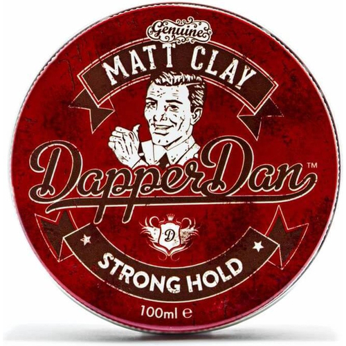 Dapper Dan Strong Hold Matte Clay 100ml Get Perfectly Styled Hair