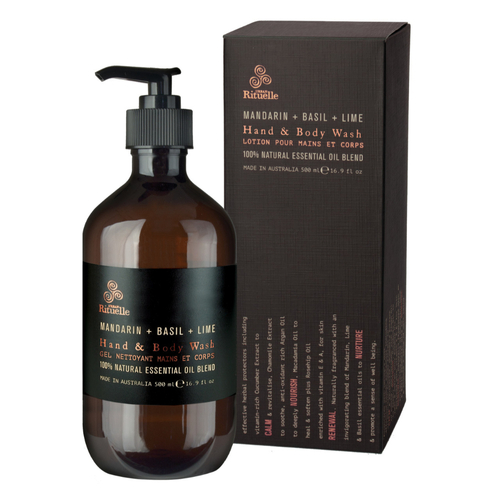 Urban Rituelle Mandarin, Basil & Lime Hand & Body Wash 500ml