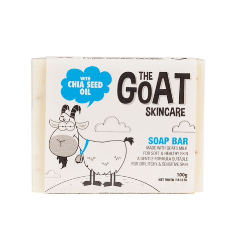 Goat Skincare Soap Bar With Chia Seed Oil 100g 