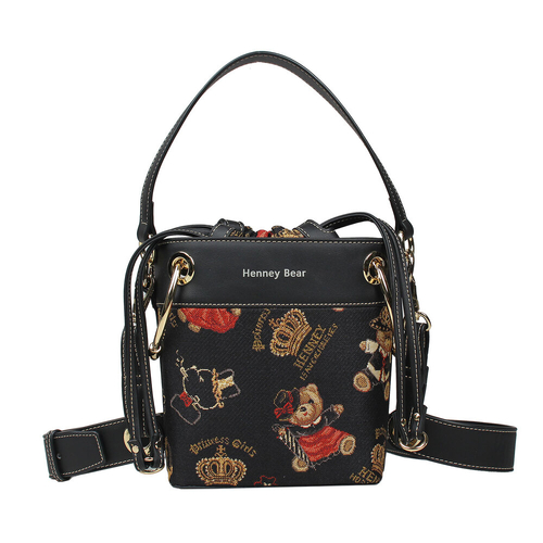 Henney Bear Crown Bear Bucket Bag 