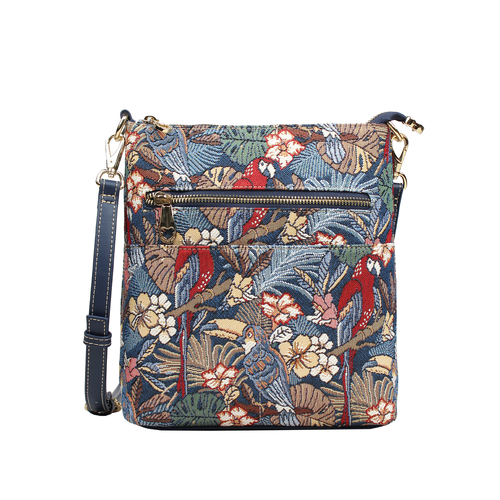 Henney Bear Parrot Song Slim Crossbody Bag