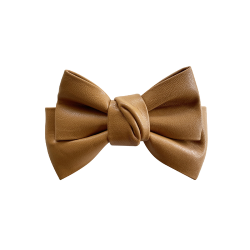 Culturesse Charlotte Bow Tie Hair Clip (Turmeric)