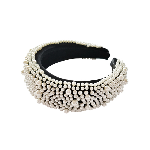 Culturesse Full Potential Luxury Pearl Headband