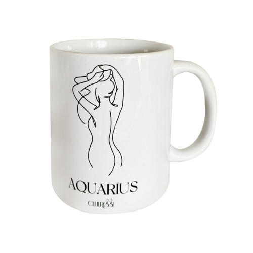 Culturesse She Is Aquarius Zodiac Muse Mug