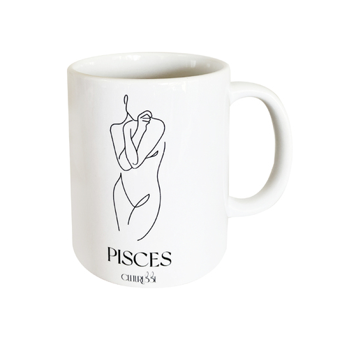 Culturesse She Is Pisces Zodiac Muse Mug