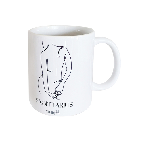 Culturesse She Is Sagittarius Zodiac Muse Mug