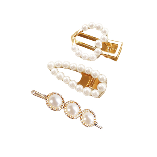 Culturesse Amore Vintage Pearly Barrette Set 