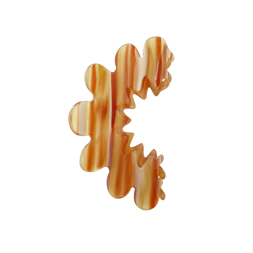 Culturesse Gigi Artsy Wavy Hair Claw - Caramel