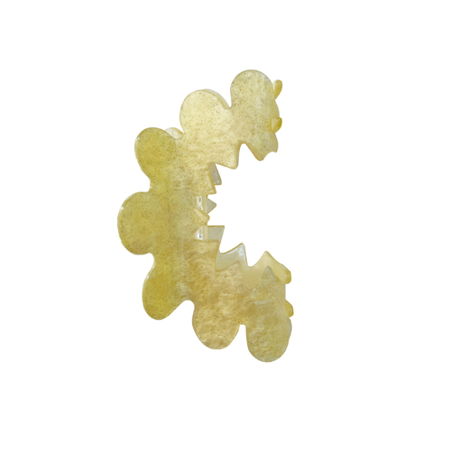 Culturesse Gigi Artsy Wavy Hair Claw - Lemon 