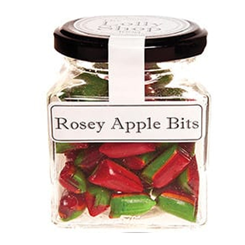 The Lolly Shop Rosey Apple Bits 130gm Old Fashioned Lollies Sweets