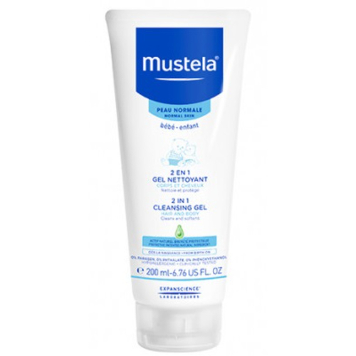 Mustela Bebe 2In1 Cleansing Gel For Babies And Kids 200ml