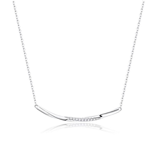 Culturesse Cesca Fine Silver Bar Pendant Necklace