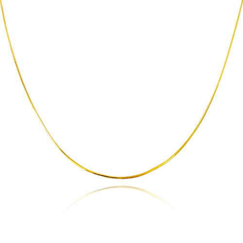 Culturesse Ainara Fine Snake Chain Necklace (Gold Filled)