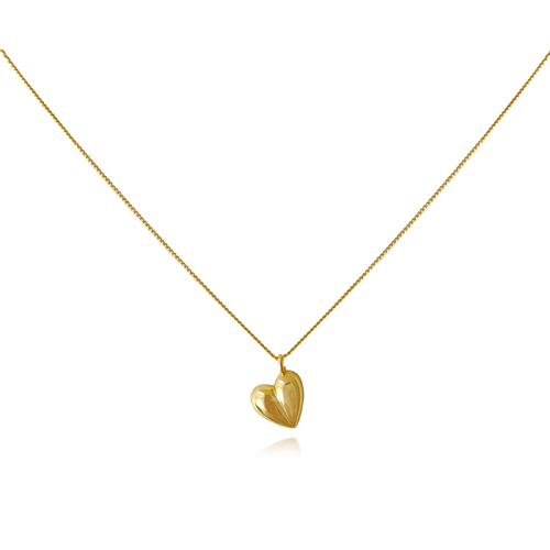 Culturesse Kindred Heart Pendant Necklace (Gold)