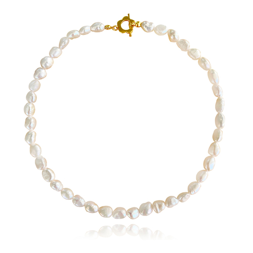 Culturesse Endless Summer Freshwater Pearl Necklace