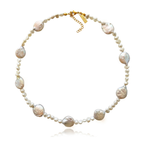 Culturesse Bellamy Organic Pearl Necklace