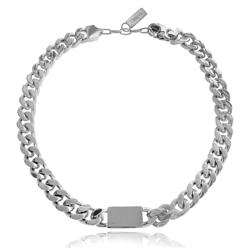 Culturesse Amabel Modern Muse Gold Chain Necklace (Silver)