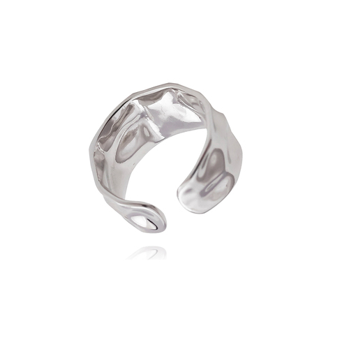 Culturesse Morgan Artisan Silver Open Ring