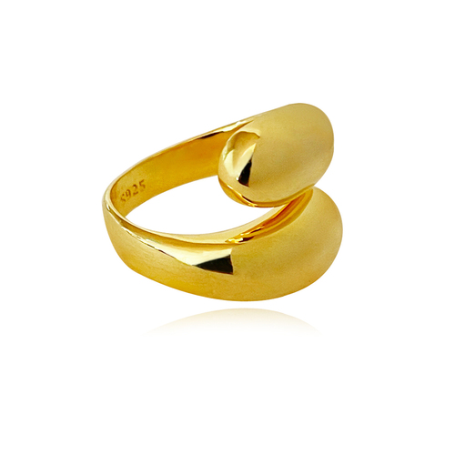 Culturesse La Frankie Finger Wrap Open Ring