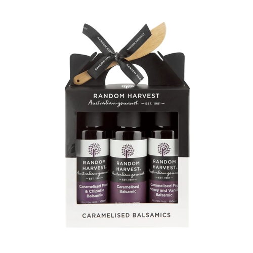 Random Harvest Caramelised Balsamic's Gift Set Plum, Regular and Honey Vanilla