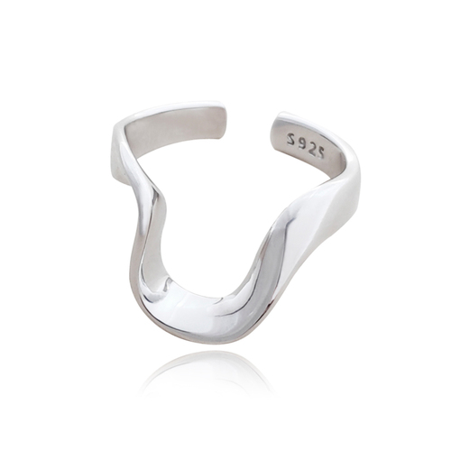 Culturesse Flow Artisan Silver Open Ring