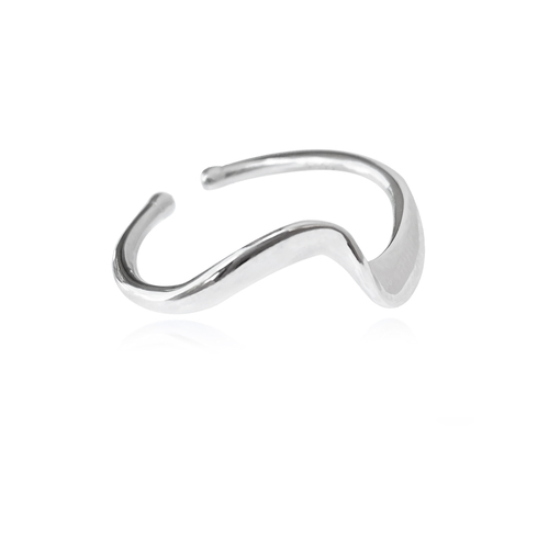 Culturesse Gwyn Artsy Wave Open Ring