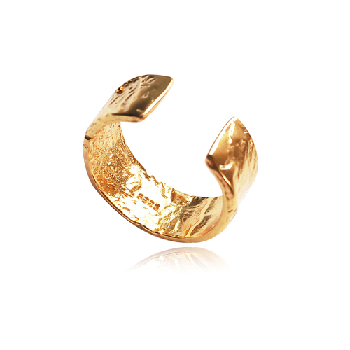 Culturesse Dionne Artisan Gold Vermeil Open Ring