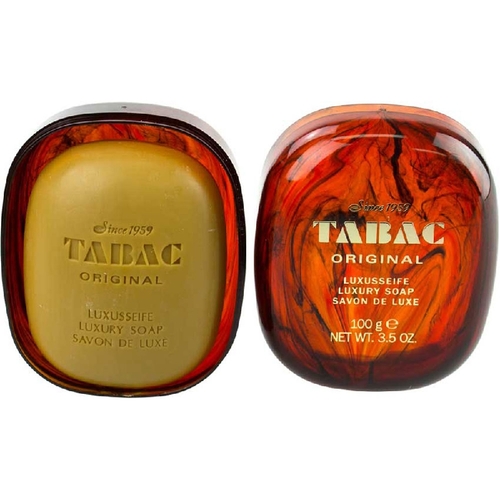 Tabac Original Luxury Soap 100g in Soap Holder