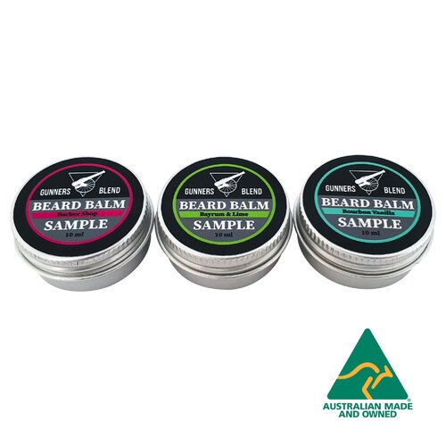 Gunners Blend Traditional Scent Beard Balm Samples 3 x 10ml